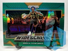 2022 Panini Prizm WNBA Nneka Ogwumike #7 Green Widescreen Los Angeles Spark